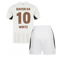 Bayer Leverkusen Florian Wirtz #10 Koszulka Wyjazdowa dzieci 2024-25 Krótki Rękaw (+ krótkie spodenki)